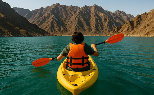 kayaking in hatta